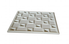 PVC Rectanglular HDPE Thermoformed Tray, Thickness: 5mm