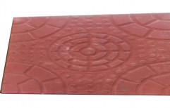 Red Designer Cement Floor Tile, 300 mm x 300 mm