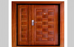 Standard Brown SRK 200 Steel Door, For Home, Single