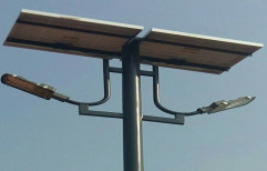 Sunlit GI tubular pipe Lithium Ion Solar Street Light