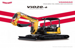 1220mm 2,165kg Yanmar Vi020-6 Min Excavator Machine, Maximum Bucket Capacity: 0.6 cum
