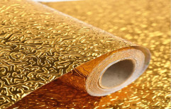 Aluminium Golden Foil Mat (Sponge) 60x200cm, For Kitchen, Packaging Type: Roll