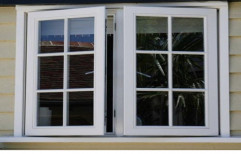 Black UPVC Casement Windows, For Home, Size/Dimension: 63.5 By 89