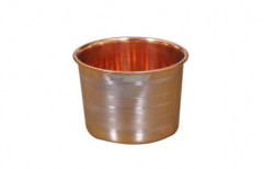 Brown 300 Ml Copper Steel Glass, Capacity: 250ml-300ml