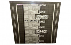 Dark Brown ( Base ) Laminated Bathroom PVC Door, Design/Pattern: Printed