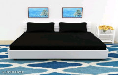 Diva fashion Cotton Stylish 100 x 90 double bedsheets, For Home, 1 Bedsheet With 2 Pillowcase