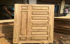 Exterior Teak Wood Panel Door, For Home, 7 X 3 Feet