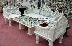 Garden Marble Furniture, For Outdoor, Size: 22*70*24