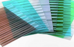 Hot Rolled Transparent Fiber Corrugated Sheet, Thickness Of Sheet: 2 Mm