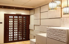 Interior Designer Wooden Temple Door, For Home, 2100mm X 1200mm