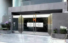 Modern Iron Steel Swing Gate