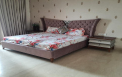 Modern Wooden King Size Double Bed, For Home