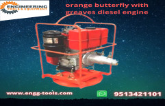 Orange Butterfly With Greaves diesel engine