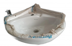 Parryware Ceramic Wash Basin, White, Wall Mounted