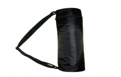 Plain Zipper Black Yoga Mat Bag