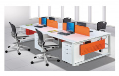 Plywood Modular Office Workstation, Seating Capacity: 4