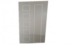 Polished WPC Bathroom Door, Design/Pattern: Plain