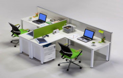 PVC 1 Office Modular Furniture, Size: 5x5 Feet Feet