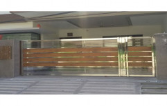 Stainless Steel Gate With Wpc