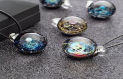 UFO Gift Galaxy Pendant Necklace, Universe Glass, Space Cosmos Design Pendant only
