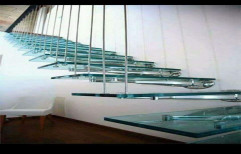 Zeenat Fiza Glass Staircase for Hotel