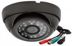 2 MP Black Analog CCTV Dome Camera