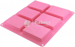 6 Cavities Silicone Soap Moulds, Weight: 0.1kg, Size: 8.1*8.8cm
