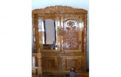 Brown Wooden Wardrobe, For Home,Hotel etc