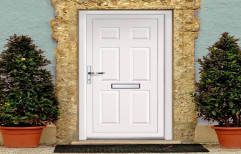 Color Coated Hinged White PVC Door, Exterior