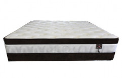 EPE+ Foam White and Black Spring Base Bed Mattress, Size/Dimension: 6 Feet Height, Thickness: Upto 7 Inch