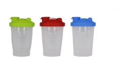 Flip Top Cap Plastic Gym Shaker Bottles, 600ml
