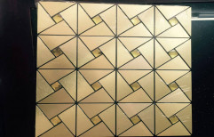 Marble Wall Cladding Glass Mosaic Tile, for Wall