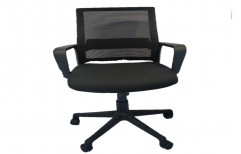 Mesh 120mm Aaram Chairs Nylon Sensation Chair, Black