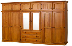 Midhun More than 3 Doors Wooden Bedroom Wardrobe