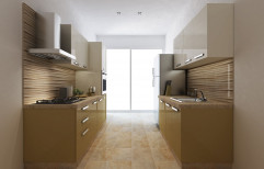 Parallel Wooden Modular Kitchen Service