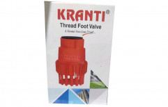 Red Plastic Kranti Thread Foot Valve