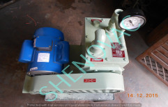 Shenovac Double Stage Rotary Vane Vacuum Pump, For Industrial, Max Flow Rate: 500 LPM