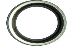 Silver Mild Steel Dowty Seal Washer, Packaging Type: Packet, Round
