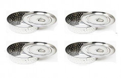 Silver Stainless Steel Paneer Mould with Top Press, For Home