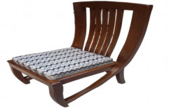 Teak Wood Wooden Single Chair, Without Cushion