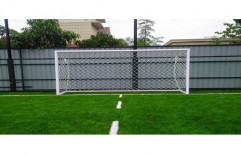 White High Density Plastic Poles Football Goal Post Net, Size: 10 X 8 X 2.5 Ft