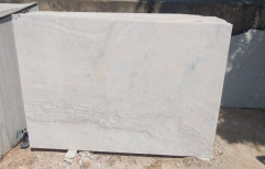 White Morwad Unpolished Marble Slab, Thickness: 15 mm