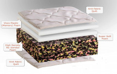 White Premium Memory Foam Mattress, Size/Dimension: 72*36, Thickness: 6"