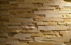 With Cement Multicolor Stone Wall Cladding