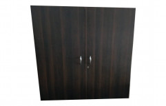 2 Doors Wooden Wardrobe, With Locker