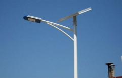 Aluminium Solar Street Light Pole, For Industrial, Thickness: 25 Mm