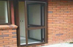Brown Wood,Wire Hinged Mosquito Net Wooden Doors, For Home