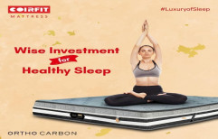 Double Foam Bed Mattress, Model Name/Number: Ortho Carbon, Thickness: 6 Inches And Above