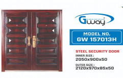 Gi GWAY-Steel Security Door GW157013H, Thickness: 1.2
