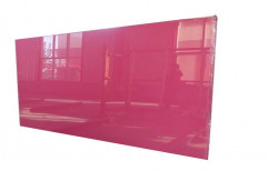Glossy Plain Lacquered Glass, For Wardrobes, Thickness: 10 mm